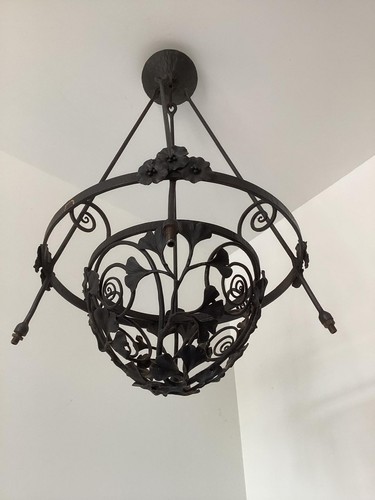 Lustre fer forge - lustre, brandt