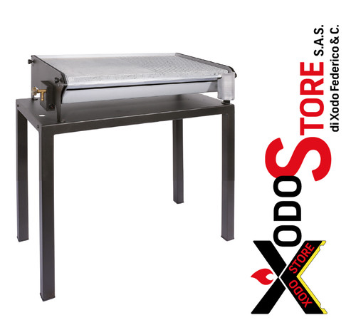 Barbecue acier gaz - gaz, avec