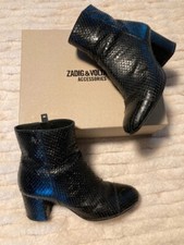 Zadig et voltaire . Bottines boots python . P 37 (pref. 420€)