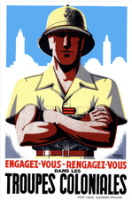 affiche poster Sogno Troupes coloniales