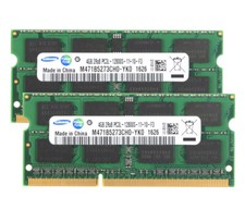 Samsung 2X 4 Go 2RX8 DDR3L 1600 MHz PC3L-12800S RAM SO-DIMM mémoire CL11 1.35V #