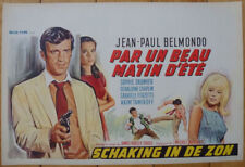 PAR UN BEAU MATIN D'ETE Belmondo J. Deray 1969 Affiche Belge Originale 54x36