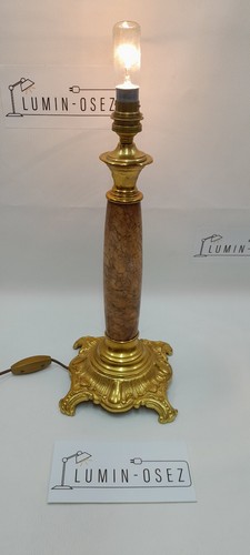 Ancien pied lampe - ancien, de