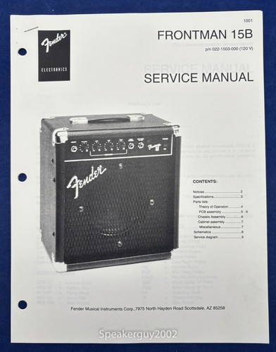 Original fender frontman 15b - original,