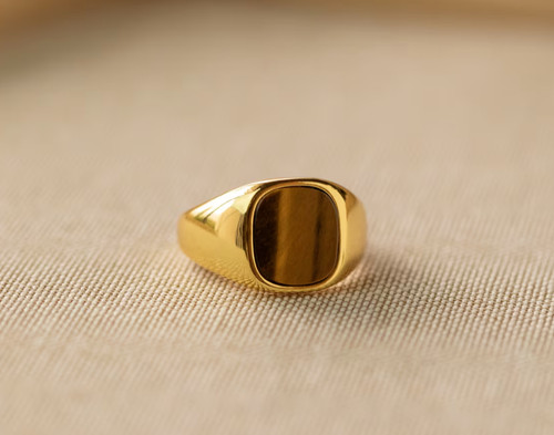 Bague oeil tigre - bague, pour