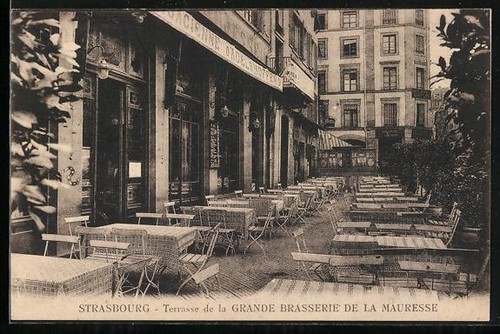 Cpa strasbourg terrasse la - cpa,