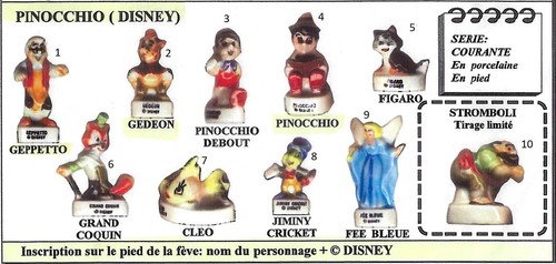 1998 arguydal disney - 1998, pinocchio