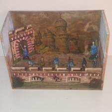 Rare Fort Ancien Bon Dufour et 8 Soldats en Plomb WW1