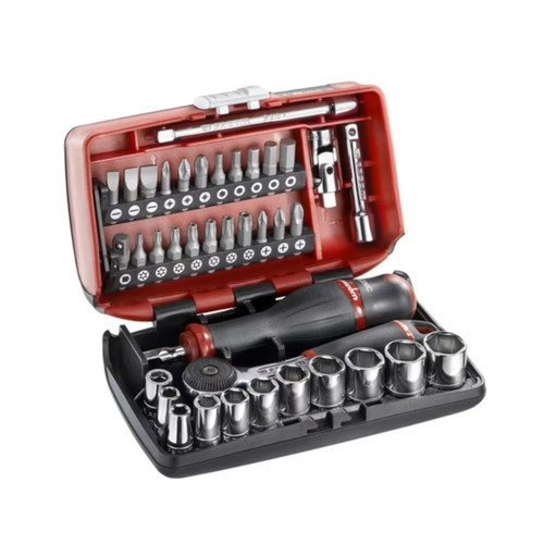 Coffret douilles 6 - douilles, 1/4"
