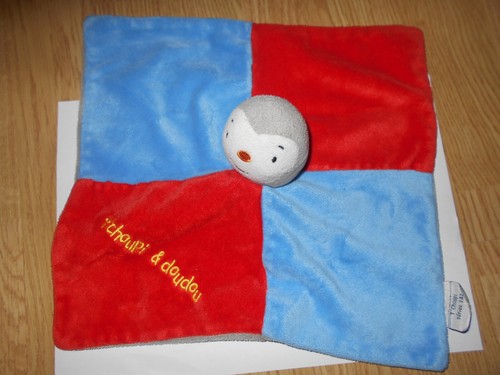 Doudou plat carré choupi - plat,
