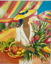 Marche Fleurs LITHOGRAPHIE