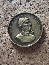 Médaille Bronze Commandant Cousteau RDUBOC Bateau Navigateur Océan Monde Calypso