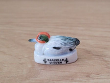 Fève - Oiseaux - Sarcelle d'hiver ....   (Ref. 1757)