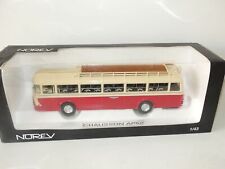 BUS CHAUSSON AP52 Rouge et Beige NOREV 530021 1:43