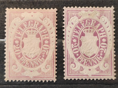 Timbres pfenning nuances - 20,