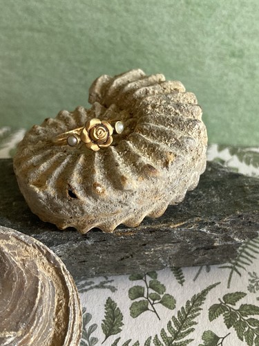 Ancienne bague enfant - ancienne, rose