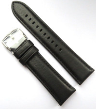 FOSSIL Original Bracelet En Cuir De Remplacement FS4812 Pour Montre Noir 22 Mm