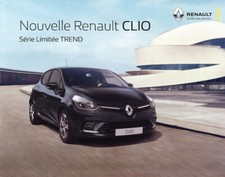 Catalogue brochure publicite prospectus RENAULT CLIO 4 série Trend (05/2017)