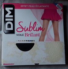 COLLANT DIM  SUBLIM  - VOILE BRILLANT -   TAILLE 3  -  NOIR - *NEUF *