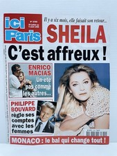 Journal ICI PARIS Sheila Ophélie Winter Enrico Macias Jodie Foster Roger Pierre