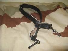 BRETELLE ou SANGLE de P.M  MAT 49 cuir noir gendarmerie  Ref Bm7