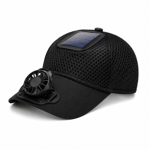 Casquette ventilateur solaire - casquette,
