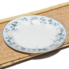 Ancien grand plat rond 32.5 cm en faïence BFK Boch Frères Keramis modèle Dugazon