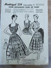 ANCIEN PATRON MADRIGAL N° 334