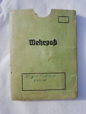 AUTHENTIQUE ET EXCELLENT ÉTUI POUR WEHRPASS WH- NOMINÉ ! - TBE+ ! ALLEMAND !