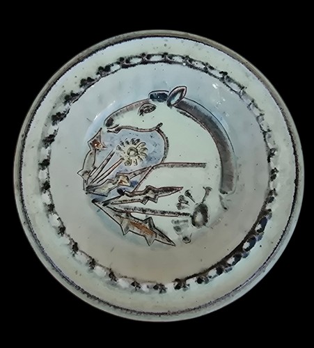 Rare assiette céramique - assiette,
