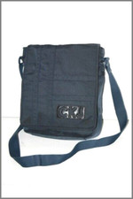 CALVIN KLEIN Grande Sacoche Bandoulière Toile Bleu Marine TBE