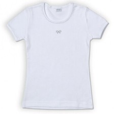 3 T-Shirt Fille Ellepi A Manche Courte en Pur Coton avec Strass - 4258