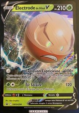 Carte Pokemon ELECTRODE SWSH294 PROMO JUMBO V Epée et Bouclier FR NEUF