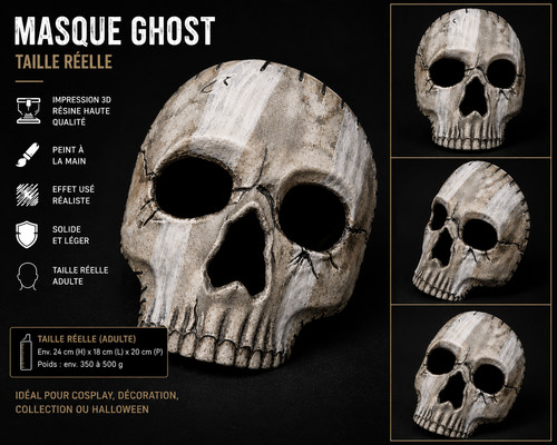 Ghost crâne taille - crâne, réelle