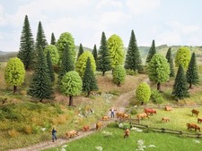 NOCH Assortiment de 10 arbres
