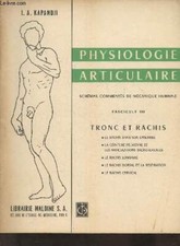 Physiologie articulaire- Schémas commentés de mécanique humaine F