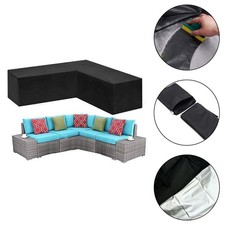 Housse de canapé d'angle 210D en forme de V imperméable tissu Oxford mobilier