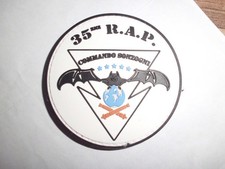 patch GCP 35° RAP COMMANDO paras ARTILLERIE
