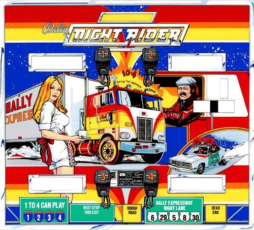 Bally night rider - , pinball