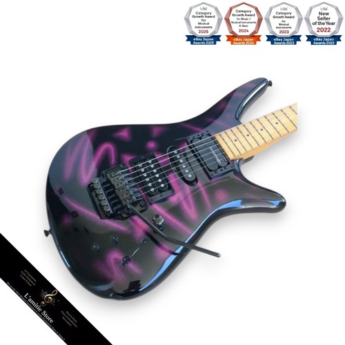 Guitare électrique néon