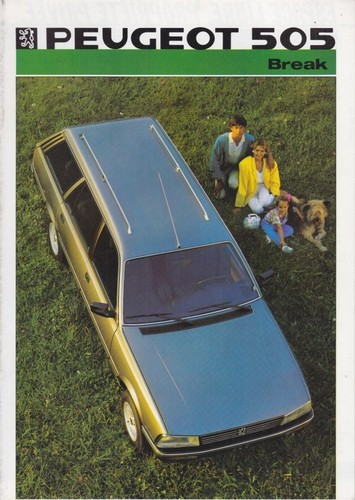 Catalogue brochure peugeot 505 - catalogue,