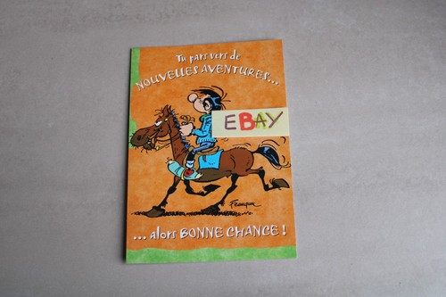 Carte postale gaston lagaffe - carte,