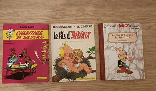 Lot astérix lucky luke - +,