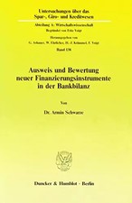 Ausweis und Bewertung neuer