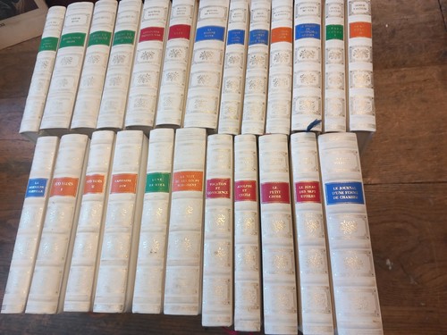 Lot livres simili cuir - simili,