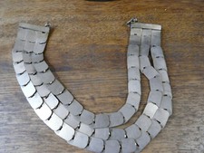 colier ancien pectoral façon Clépopâtre bijou théatre costume antiquité