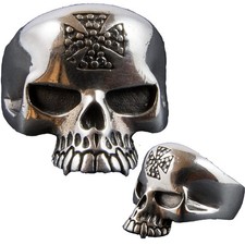Bague Vampire Crâne Croix En
