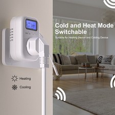 Prise Thermostatique Intelligente 220240V pour Système de Refroidissement Chauf