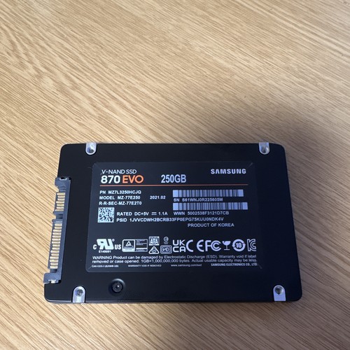 Samsung 870 evo 250gb ssd - evo,