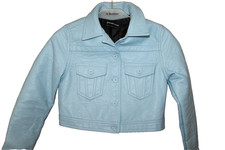 "STRADIVARIUS" VESTE PERFECTO EN FAUX CUIR  T.36/38